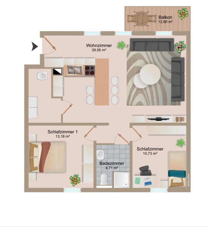 Apartmán Hof Gemehret Eupen Exteriér fotografie